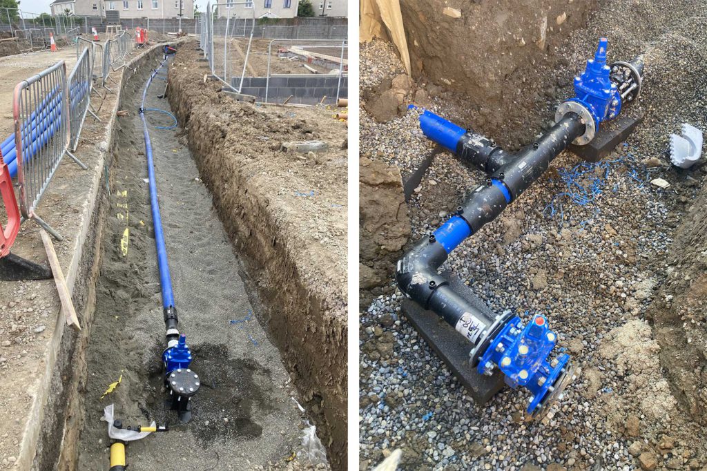 HDPE Pipe Welding Blue Line Testing
